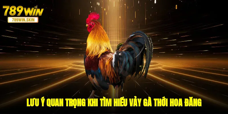 Lưu ý quan trọng khi tìm hiểu vảy gà thới hoa đăng